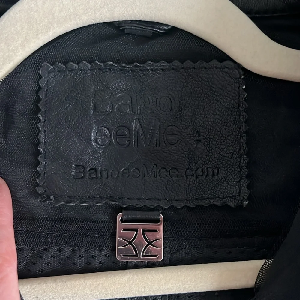 Bano eeMee Leather Cropped Jacket, XS